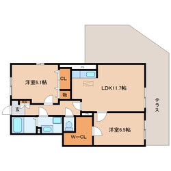 近鉄奈良駅 バス16分  州見橋東下車：停歩8分 1階の物件間取画像